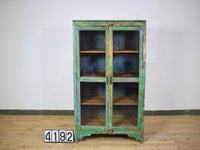 Vintage Wooden Rustic Cupboard Cabinet