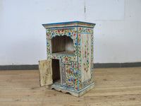 Hand Painted Reclaimed Bedside Cabinet Cupboard