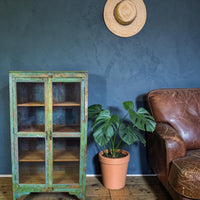 Vintage Wooden Rustic Cupboard Cabinet