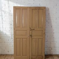Pair of Antique Vintage Indian Panel Doors