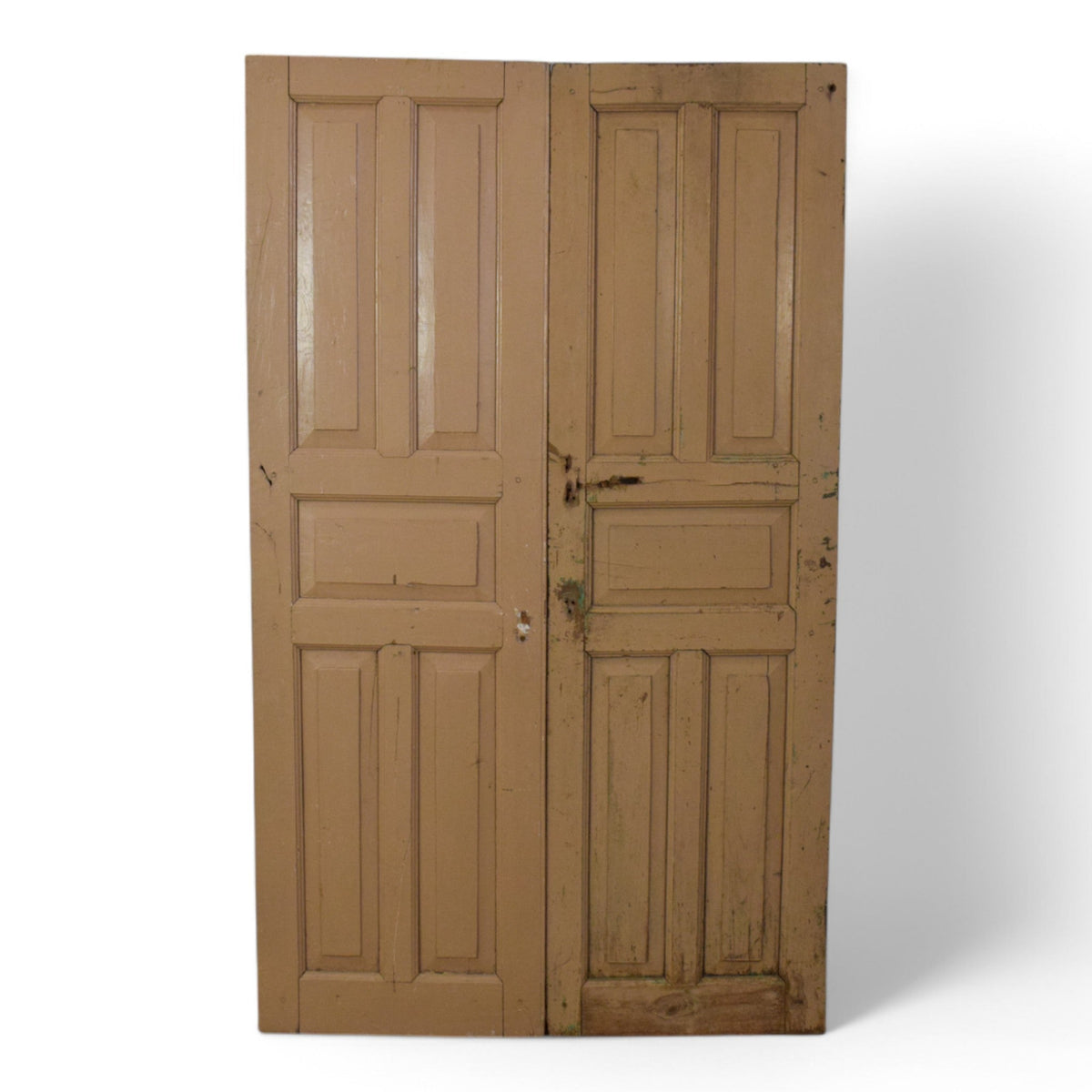 Pair of Antique Vintage Indian Panel Doors