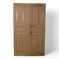 Pair of Antique Vintage Indian Panel Doors
