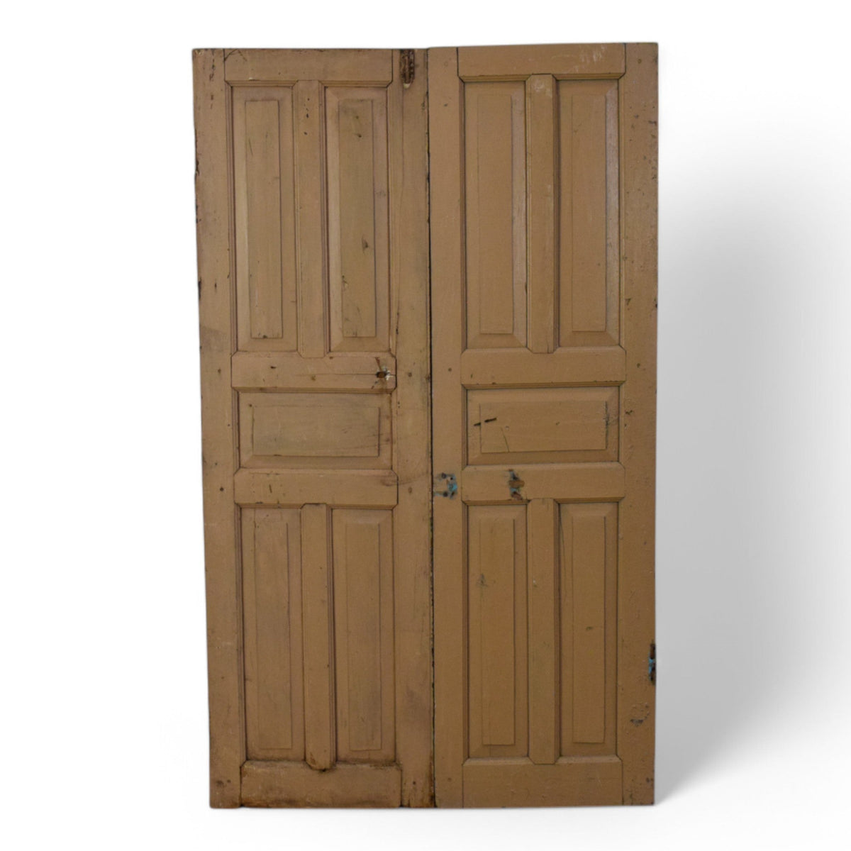 Pair of Antique Vintage Indian Panel Doors