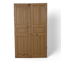Pair of Antique Vintage Indian Panel Doors