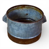 Vintage Rustic Metal Planter