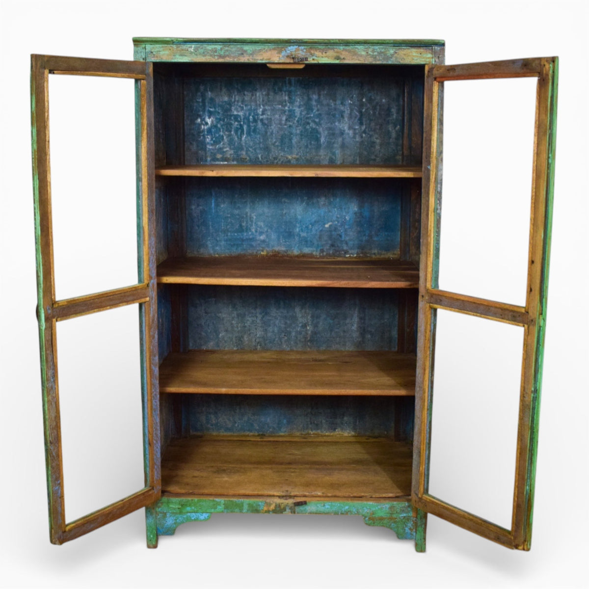 Vintage Wooden Rustic Cupboard Cabinet