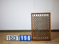 Vintage Wooden Iron Metal Indian Jali Window Frame