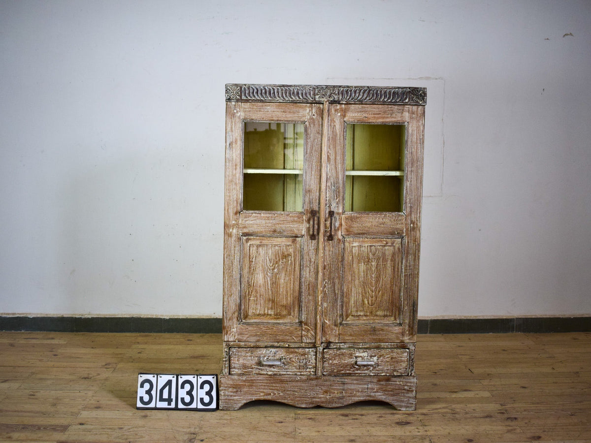 Vintage Rustic Cupboard Cabinet