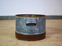 Vintage Rustic Metal Planter