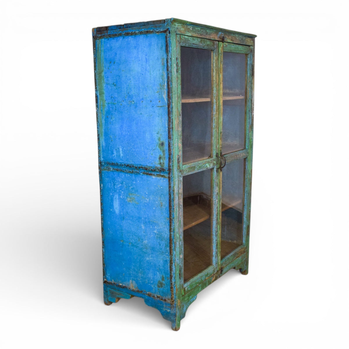 Vintage Wooden Rustic Cupboard Cabinet