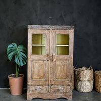 Vintage Rustic Cupboard Cabinet