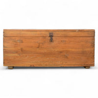 Vintage Rustic Wooden Chest Box