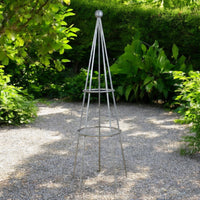 MILLWARDS®  Quality Handmade Metal Garden Plant Stand Obelisk GALVANISED 110 cm