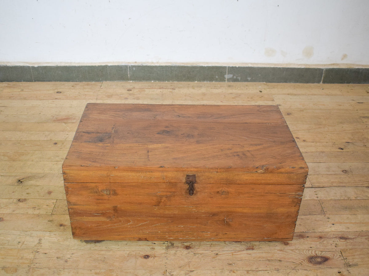 Vintage Rustic Wooden Chest Box