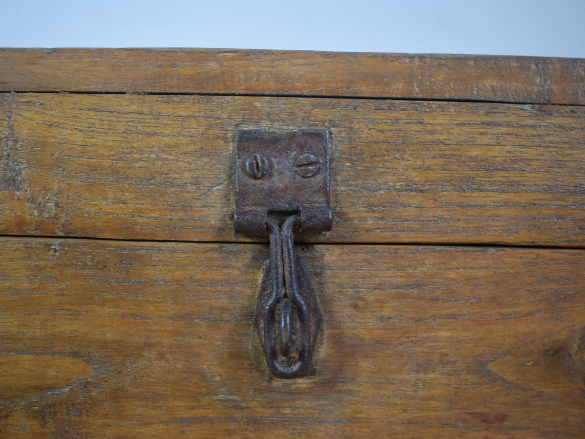 Vintage Rustic Wooden Chest Box