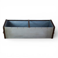 MILLWARDS® Handmade Vintage Style Galvanised Trough Planter - 90 cm