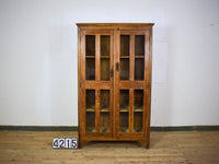 Large Vintage Rustic Wooden Housekeepers Cupboard Cabinet