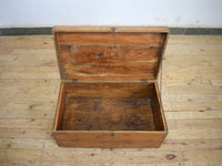 Vintage Rustic Wooden Chest Box