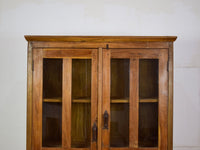 Large Vintage Rustic Wooden Housekeepers Cupboard Cabinet