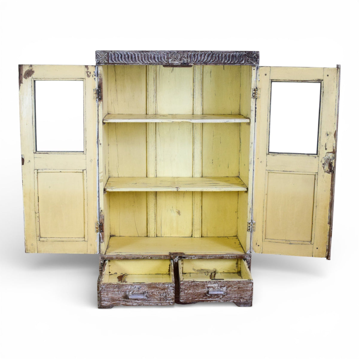 Vintage Rustic Cupboard Cabinet