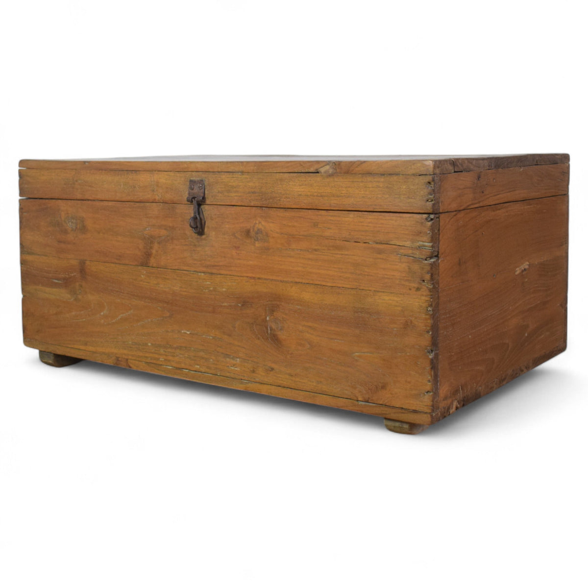 Vintage Rustic Wooden Chest Box