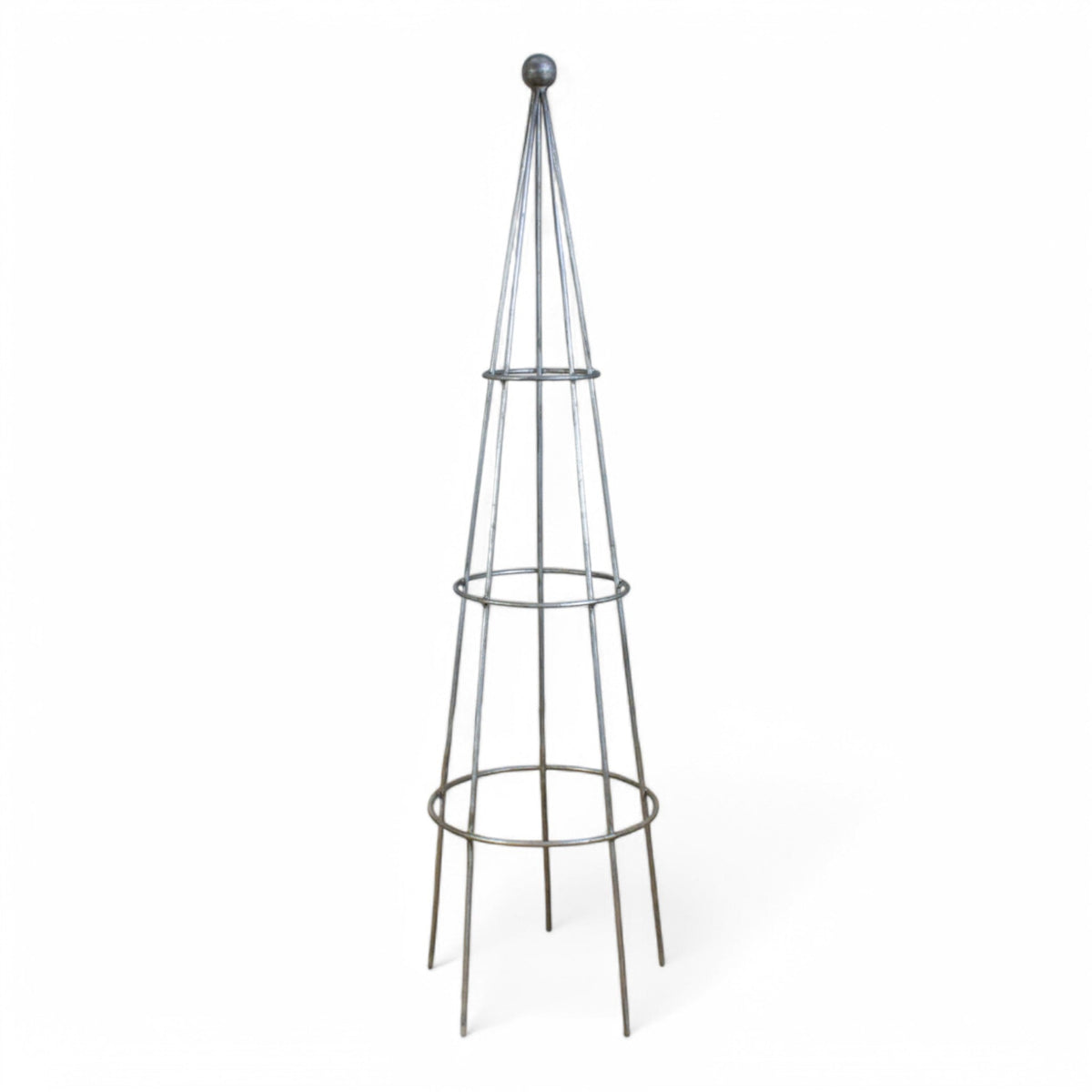 MILLWARDS®  Quality Handmade Metal Garden Plant Stand Obelisk GALVANISED - 146 cm