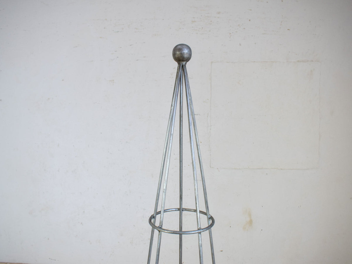 MILLWARDS®  Quality Handmade Metal Garden Plant Stand Obelisk GALVANISED - 146 cm