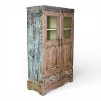 Vintage Rustic Cupboard Cabinet