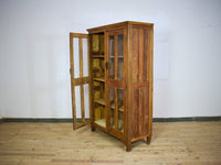 Large Vintage Rustic Wooden Housekeepers Cupboard Cabinet