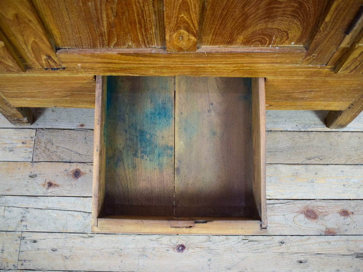 Vintage Rustic Wooden Cupboard Cabinet
