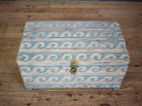 Hand Painted Vintage Chest Trunk Box