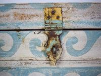 Hand Painted Vintage Chest Trunk Box