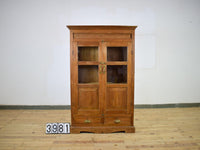Vintage Rustic Wooden Cupboard Cabinet