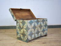 Hand Painted Vintage Chest Trunk Box