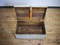 Hand Painted Vintage Chest Trunk Box