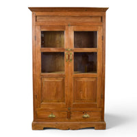 Vintage Rustic Wooden Cupboard Cabinet