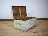 Hand Painted Vintage Chest Trunk Box