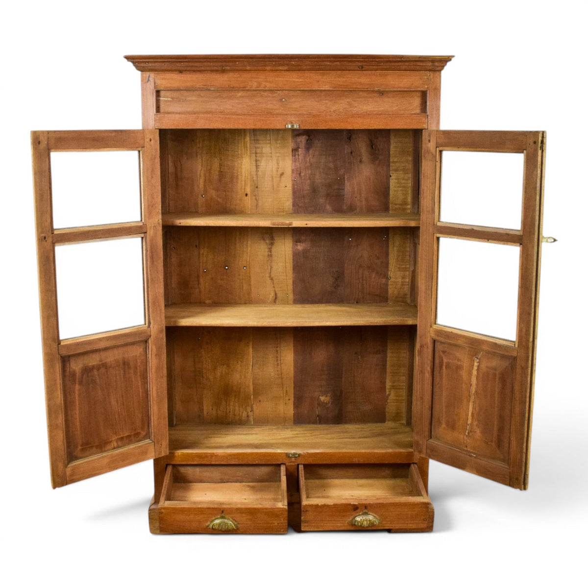 Vintage Rustic Wooden Cupboard Cabinet