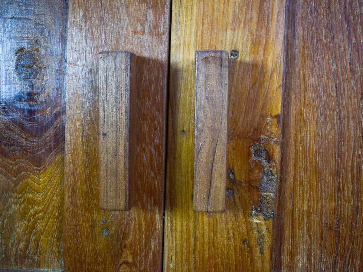 Vintage Wooden Rustic Cupboard Cabinet