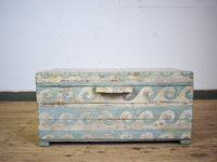 Hand Painted Vintage Chest Trunk Box