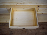 Vintage Solid Wood Rustic Sideboard Cupboard Drawers