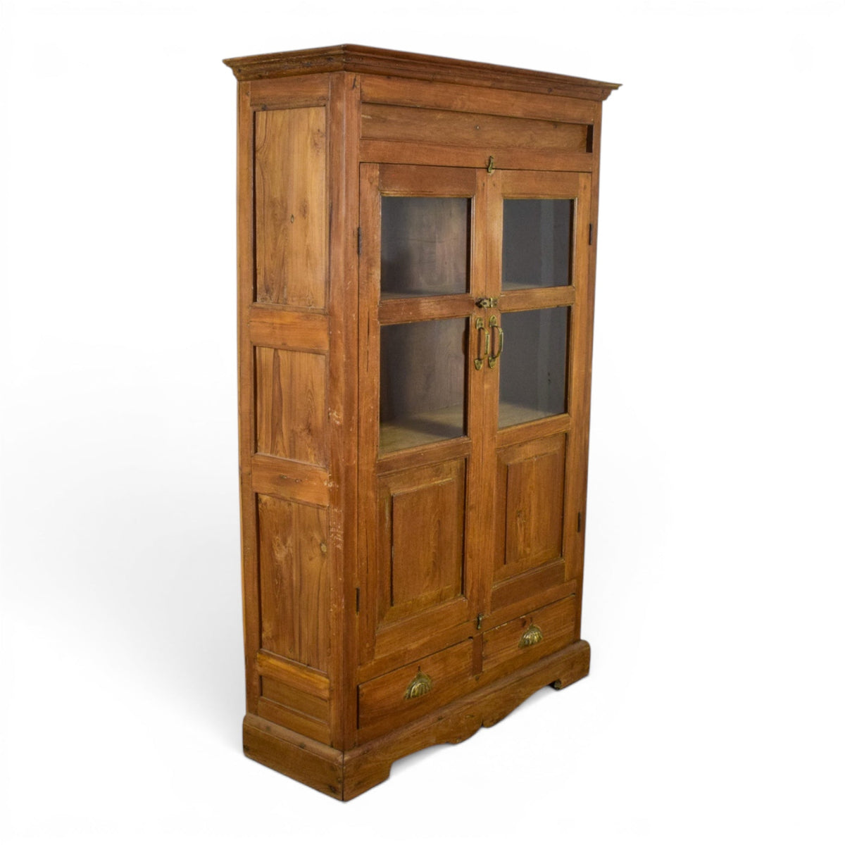Vintage Rustic Wooden Cupboard Cabinet