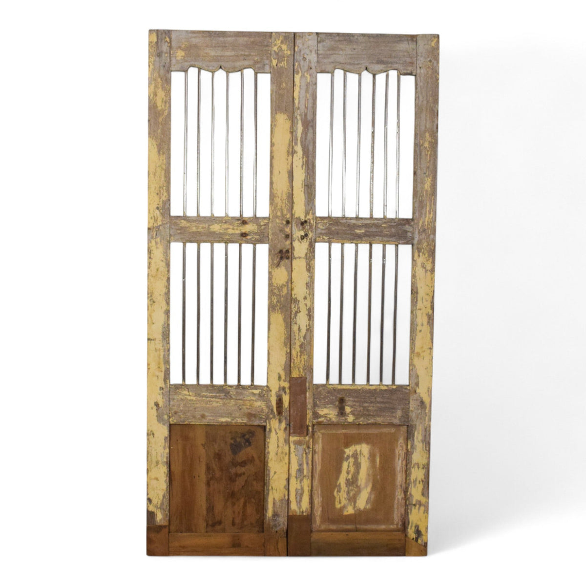 Pair of Antique Vintage Indian Doors Shutters