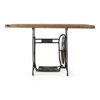 Vintage Sewing Machine Base Table Desk