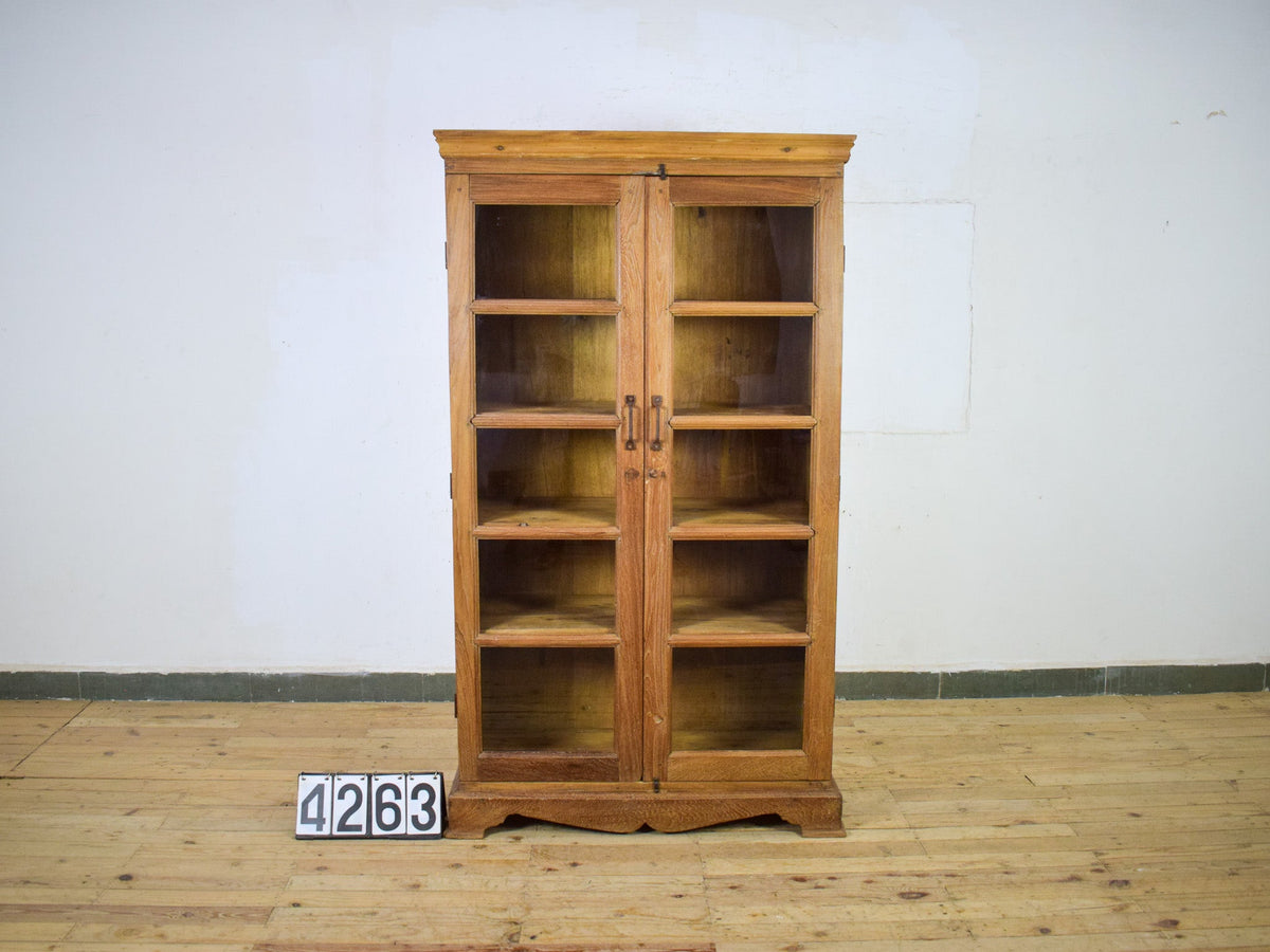 Vintage Rustic Wooden Cupboard Cabinet