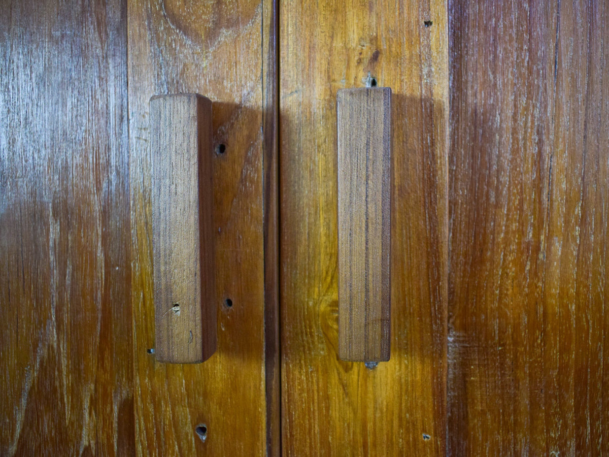 Vintage Wooden Rustic Cupboard Cabinet