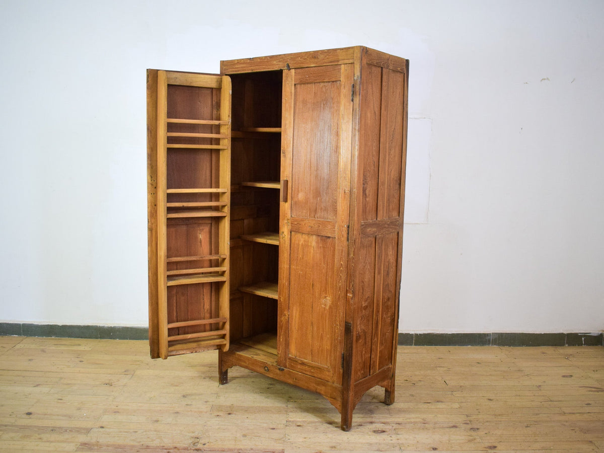 Vintage Wooden Rustic Cupboard Cabinet
