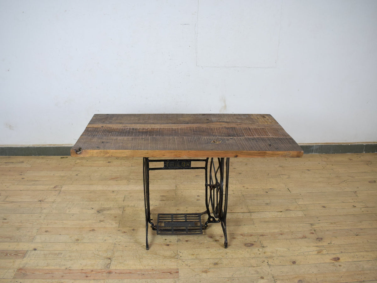 Vintage Sewing Machine Base Table Desk