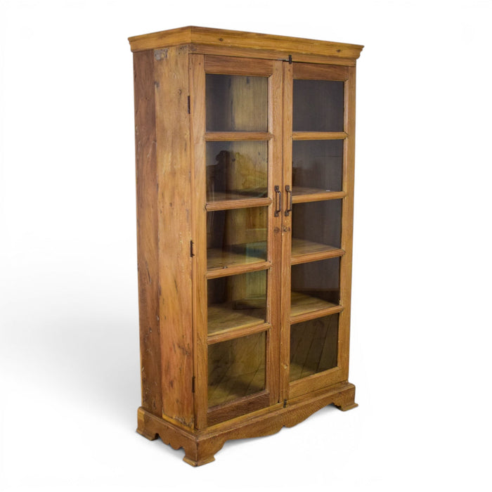 Vintage Rustic Wooden Cupboard Cabinet