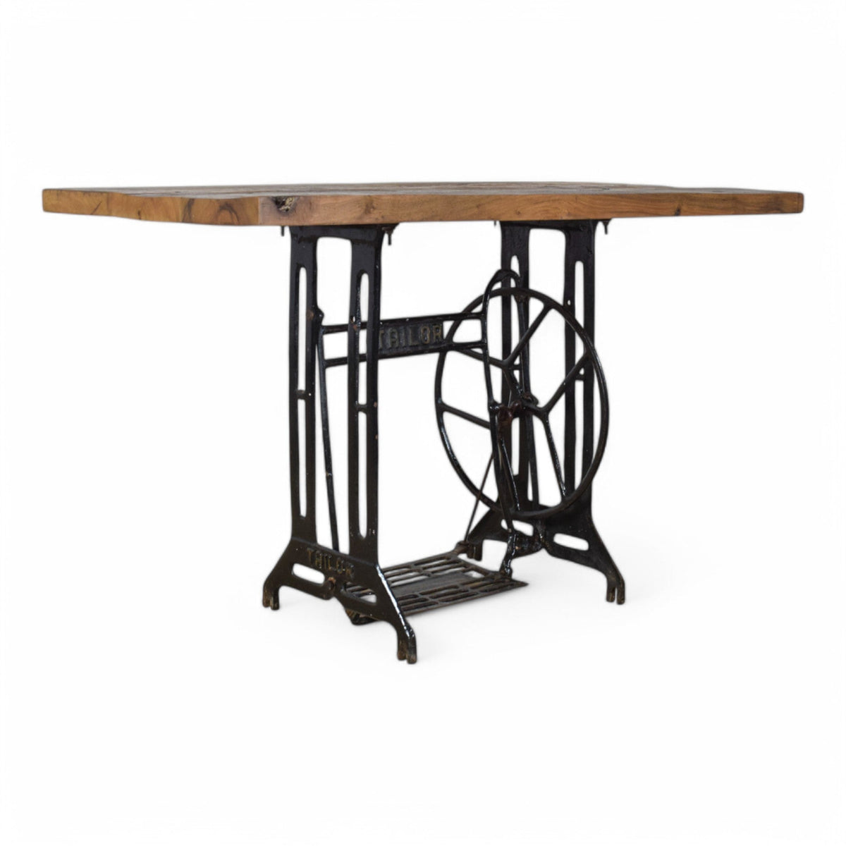 Vintage Sewing Machine Base Table Desk